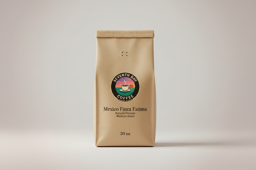 Mexico Finca Fatima Coffee Bag - Soft Neutral Background