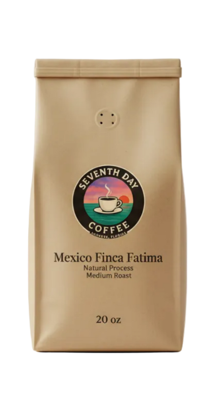 Mexico Finca Fatima Coffee Bag - Soft Neutral Background